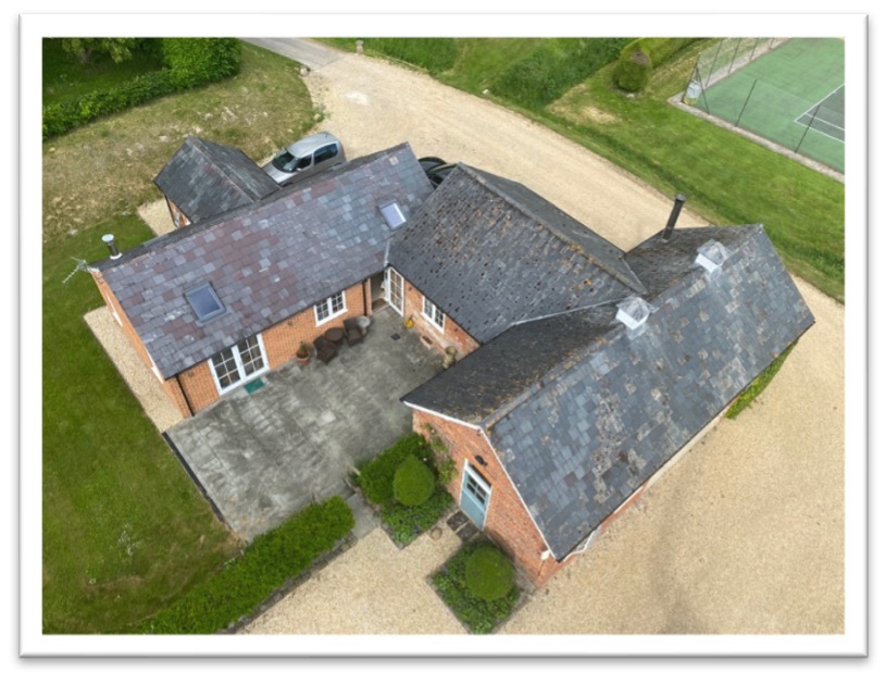 Aerial view of The Lodge